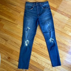 Abercrombie super high risk skinny jeans